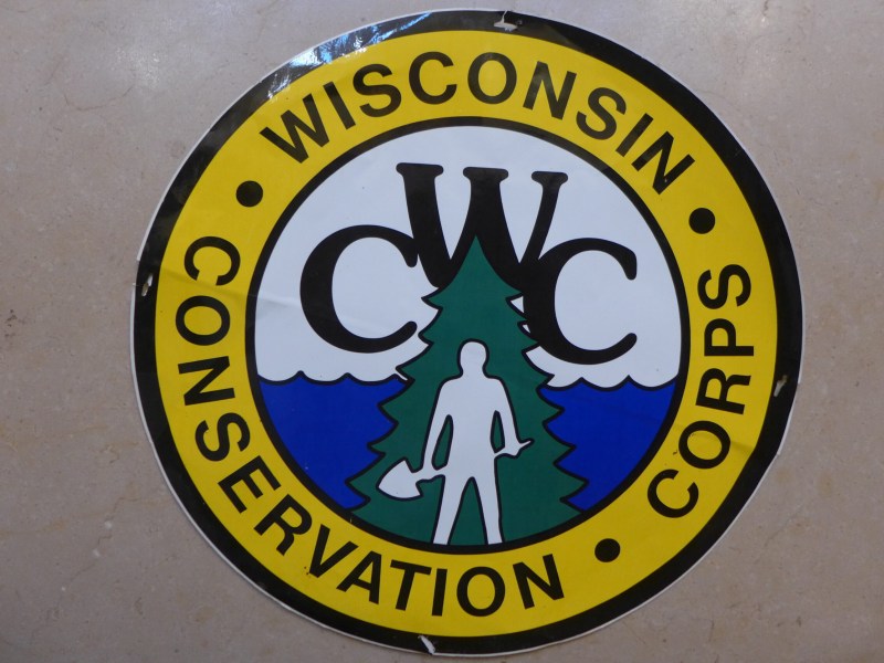 Wisconsin Conservation Corps sticker design
